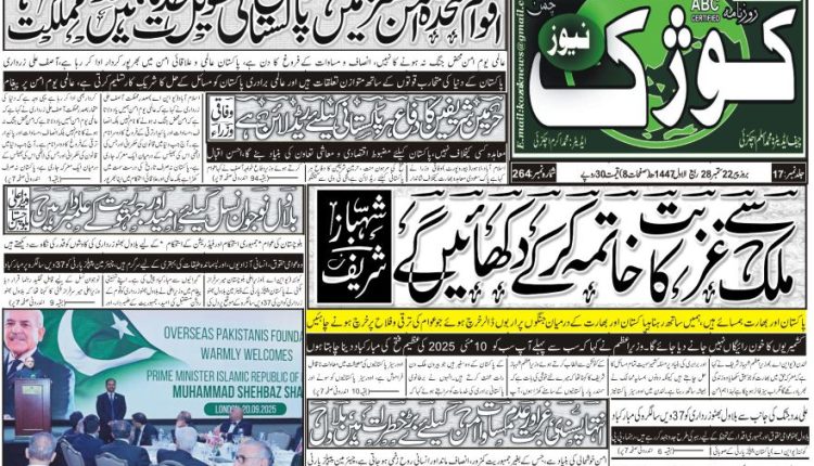 Daily Kozak News Chaman 22/09/2025